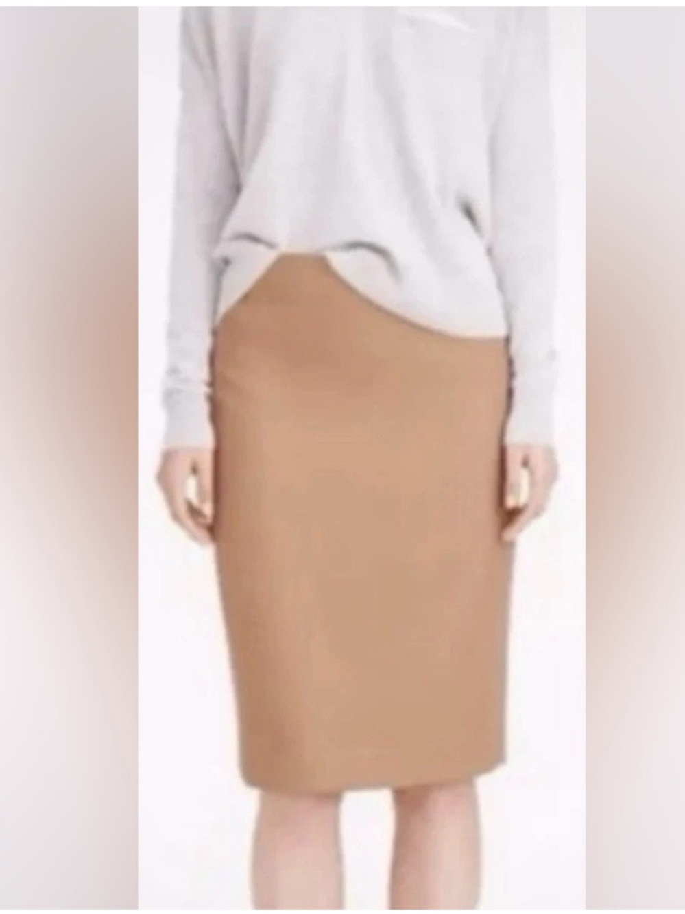 Bundle of Three (3) J. Crew Wool Pencil Skirts - Camel, Orange, Green
